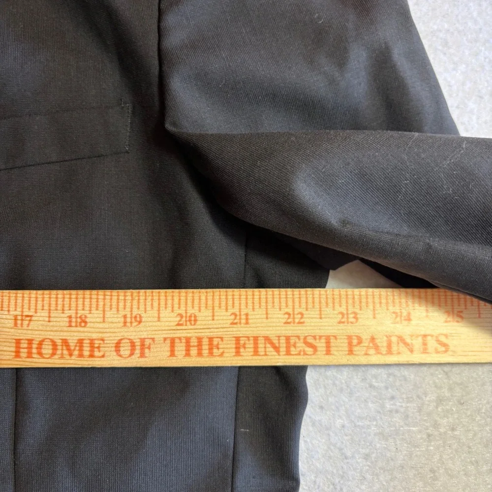 John Varvatos USA Men's Black‎ Wool Blazer Suit Coat Jacket Size 44R